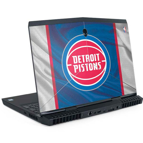 NBA Detroit Pistons Away Jersey Dell Alienware Skin